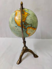 Antique Brass Terrestrial World Globe   Map Nautical Desktop Gift 12 Inch