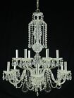 The Plaza Hotel Antique Beaux Arts 10 Arm Crystal Chandelier