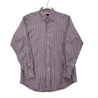 Ralph Lauren Purple Label Size M Oxford Dress Shirt Striped Italy Career Classic