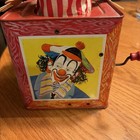 Vintage 1961 Mattel Jack In The Box Clown Toy  659 Non Working With Crank