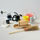 1 12 Scale Dollhouse Miniature Cleaning Accessories Set