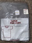 Lot 2 Vintage 5050 Pocket Polo T-shirt Montgomery Ward Size M  38-40  Gray