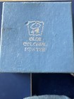 Vintage 1974 The Romance Of Pewter Liberty Bell Keychain With Bag And Box