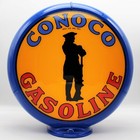 Conoco Minute Man 13 5  Gas Pump Globe - Ships Fully Assembled - Made In Usa  