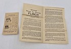 Antique 1913 Flinch Card Game Complete In Original Box 
