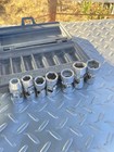 Vintage Craftsman -v- Series 3 8  Flexible Socket Set 7pc 6 Pt w permatex Case