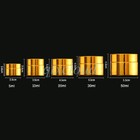 Empty 5 10 20 30 50g Chrome Gold Glass Jars For Cosmetic Salve Cream Lip Balm