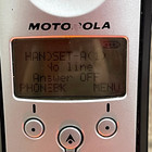 No Power Cord - Motorola Cordless Phone Answering Machine Md761 5 8 Ghz 1 Phone