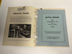 1954 Stanley Electric Tools Catalog 21 Pages Revised April 1954 And Price Sheet