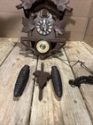 Huber Herr 1 Day Five Leaf One Bird Cuckoo Clock Triberg Germany