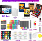 Art Supplies   195 Pack Art Set Drawing Kit For Kids Teens Girls Boys Adult  Art