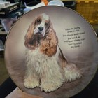Cocker Spaniel Dog Plate Danbury Mint