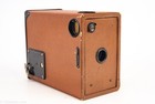 Expo 1926 Easy-load Brown Box Camera 4x6cm Exposure On Rollfilm Rare V27