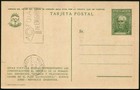 Argentina Buenos Aires National Exhibition Fdc 1949 Per  n Stationery Postal Card