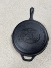 Vintage Bass Pro Shop Cast Iron Skillet Pan W  Handle 10 