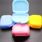 Dental Retainer Boxes Denture Case Mouthguard Containers Box Mouthguard Holder