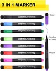Upgraded  8 Pack Magnetic Dry Erase Markers  Low Odor White Board Markers