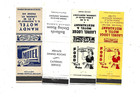 4 London Kentucky  Matchcovers