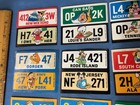 1976 Disney Wonder Bread Crazy License Plates 15 Lot Mickey Minnie Goofy Vintage
