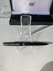 Vintage Montblanc Black   Gold Lever Mechanism Ballpoint Pen Germany Box