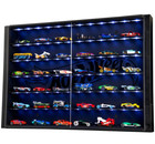 Hot Wheels Display Case 6 Levels With Led Strips Wall Mounted Cars Protection