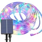 66ft 200 Led Solar Rope Tube Lights Waterproof String Light Outdoor Garden Lamp