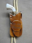 Vintage Rio Rico Az Mini Colt Peacemaker Saa Revolver   Leather Holster Bolo Tie