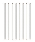 Glass Stick 12  Length Stir Rod With Both Ends Round 8pcs pk