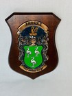 Aherne Shield Irish Family Crest Wood Vintage Wall Plaque Coat Of Arms Ireland