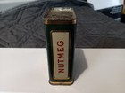 Vintage Metal Spice Tin 1940 s Royal Club Nutmeg- Portland or- 2oz Gen Grocery 