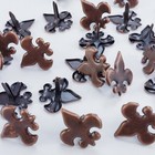 24 Fleur De Lis Brads Antique Copper Cardmaking Scrapbooking Crafts Fleur-de-lis