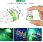 10 Pcs Fishing Flash Light Led Deep Drop Underwater Strobe Bait Lure Lamp Green