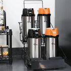 4 Airpot Coffee Display Commerical Black Wire Pot Rack Two Tier W  Drip Trays