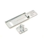 Zinc-coated Fixed Staple Hasp With Hardened Steel Loop  4 5 Inch