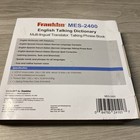 Franklin Mes-2400 Digital Talking Dictionary  Multi-language Translator Talk 