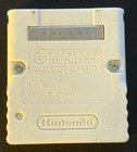 Official Nintendo Gamecube Memory Card Oem Dol-020 Authentic 1019 Block White