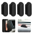 4 Pcs Car Lip Balm Holder  Silicone Holder For Chapstick  Self-adhesive Lip 