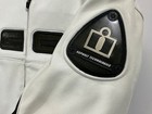 Vintage Icon White Leather Titanium Model Motorcycle Jacket  Xl Nwot Never Worn