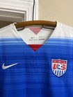 Nike Team Usa Mens Soccer 2015 16 Away Soccer Jersey Size L Dri-fit World Cup