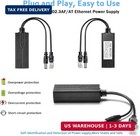 Active Poe Power Over Ethernet Splitter Adapter 48v To 12v  5 5x2 1mm Dc  Ieee 8
