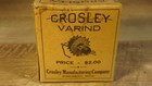 Antique Crosley Varind Nib  Keystone Lightning Arrester Nib  Variable Capacitor