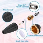 4 0gpm High Pressure Washer Rotating Turbo Nozzle Spray Tip 4000psi 1 4  Quick
