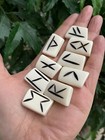 Set Of 25 Bone Rune Stone  Elder Futhark meditation Gift