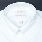 Roundtree Yorke Gold Label Short Sleeve M 15 5  Fitted White Non Iron Nwt
