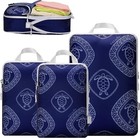 Compression Packing Cubes 3pc Set For Travel  Caribbean   Europe Cruise Vacation