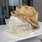 Bridal Fascinator Lace Tea Party Hat Women s Kentucky Derby Church Sun-hat Dress