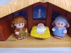2001-2008 Fisher Price Little People Figures Nativity Manger Partial Set  8 Pcs