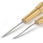 Diy Leather Sewing Awl Needle With Copper Handle Set Leather Canvas Shoes To gw