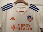 Adidas Fc Cincinnati Mls The Canvas Kit Authentic Jersey Off White Xl Nwt