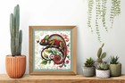 Bead Embroidery Kit On Natural Artist Canvas  maister Perevtilen 